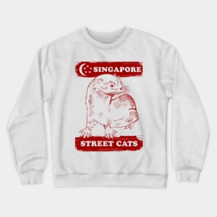 Otters funny Singapore Crewneck Sweatshirt